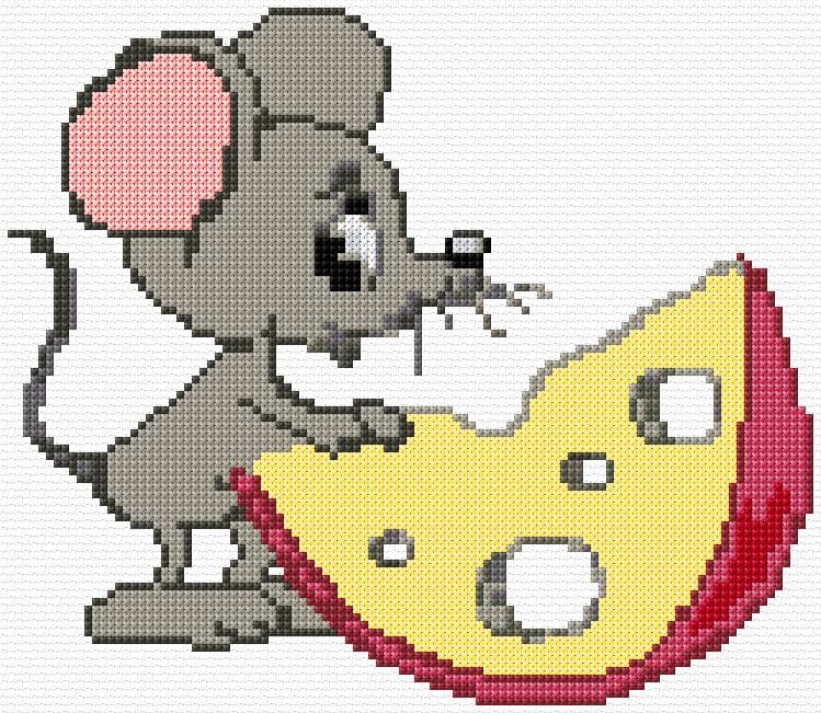 Mouse free cross-stitch pattern
