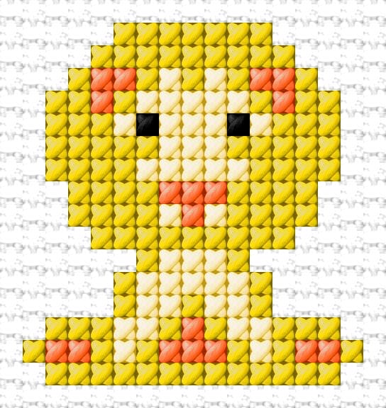 Lion free cross-stitch pattern