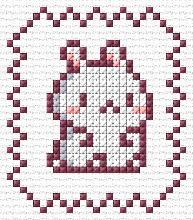 Bunny free cross-stitch pattern