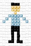 Boy free cross-stitch pattern
