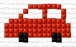 Car free cross-stitch pattern