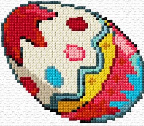Easter Egg 1 free cross-stitch pattern