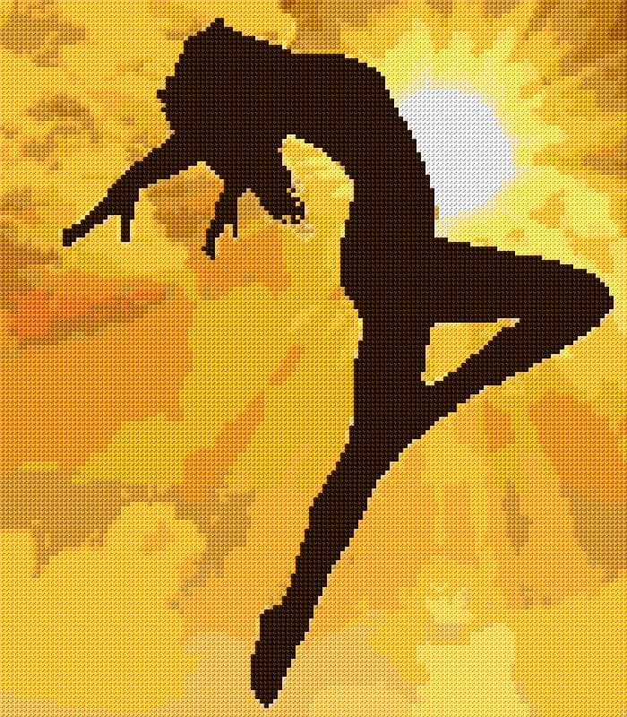 Sunshine free cross-stitch pattern