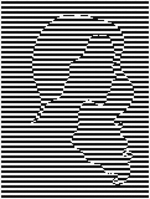 Girl free cross-stitch pattern