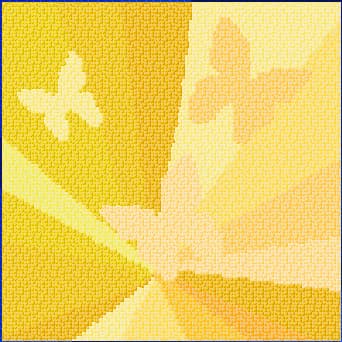 Shades of Yellow free cross-stitch pattern