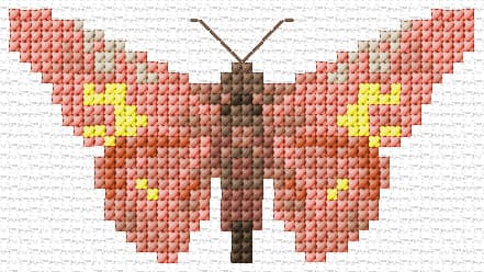 Butterfly 6 free cross-stitch pattern