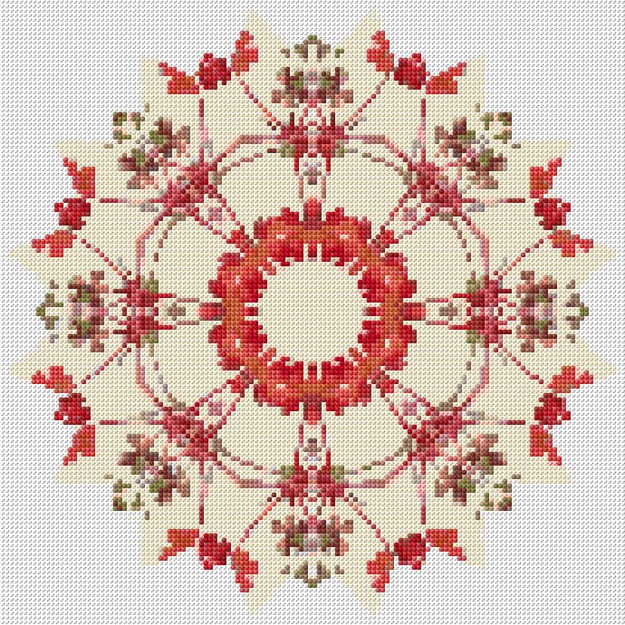 Ornament1 - Kit free cross-stitch pattern