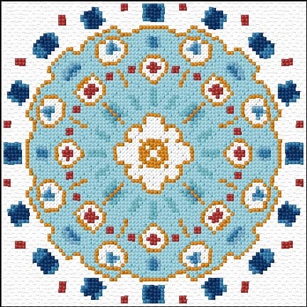 Ornament free cross-stitch pattern