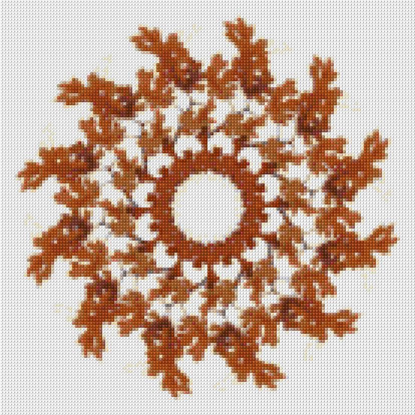 Ornament 8 free cross-stitch pattern