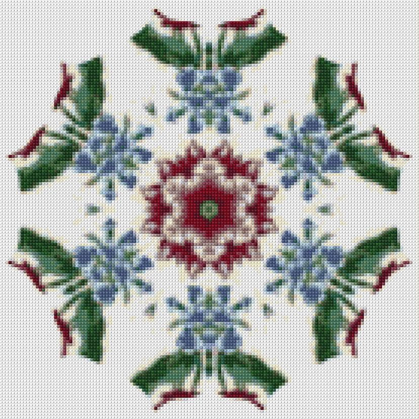 Ornament 10 free cross-stitch pattern