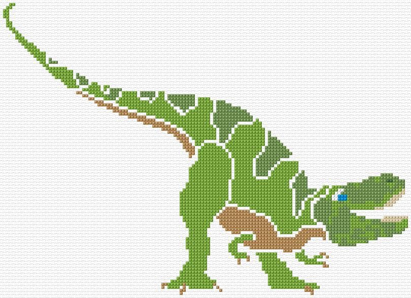 Tyrannosaurus Rex free cross-stitch pattern