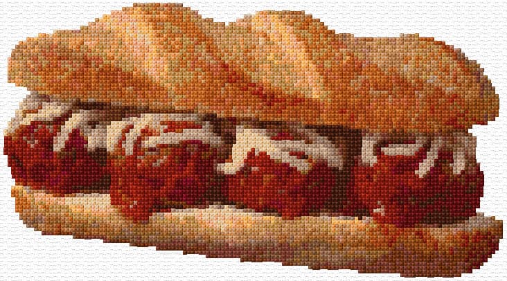 Sandwich free cross-stitch pattern