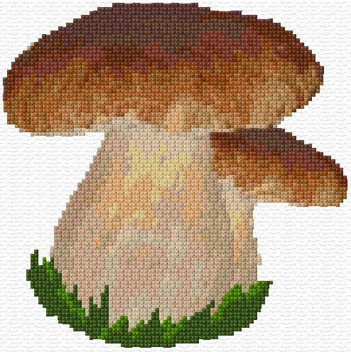 Borowik free cross-stitch pattern