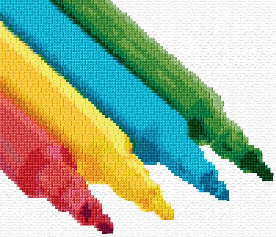 Felt Tip Pen free cross-stitch pattern