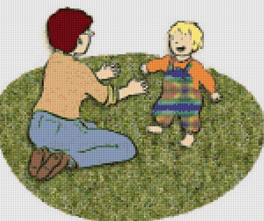 First Steps free cross-stitch pattern