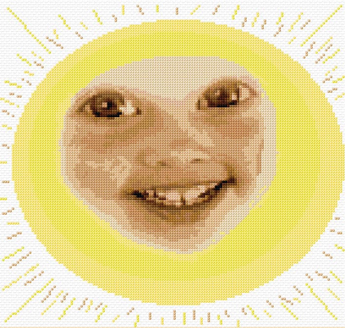 Good Morning free cross-stitch pattern