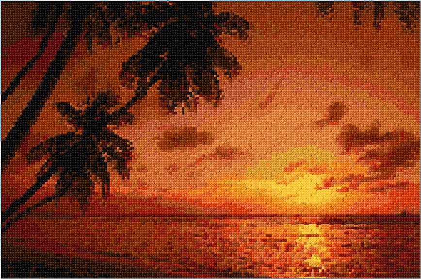 Island of Trinidad free cross-stitch pattern