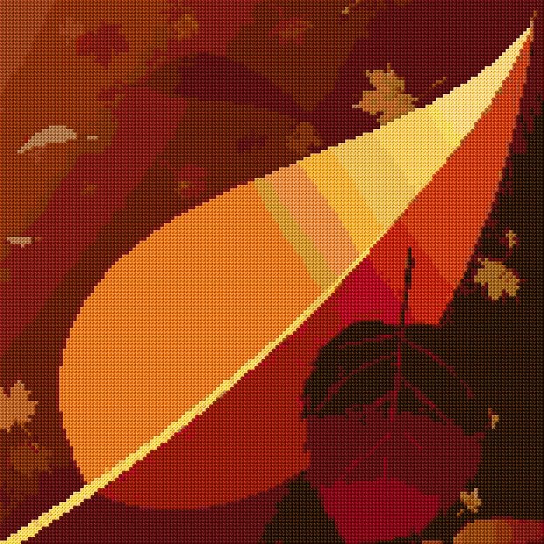 Autumn free cross-stitch pattern