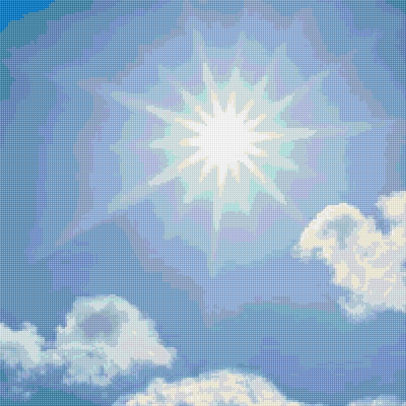 Peace free cross-stitch pattern