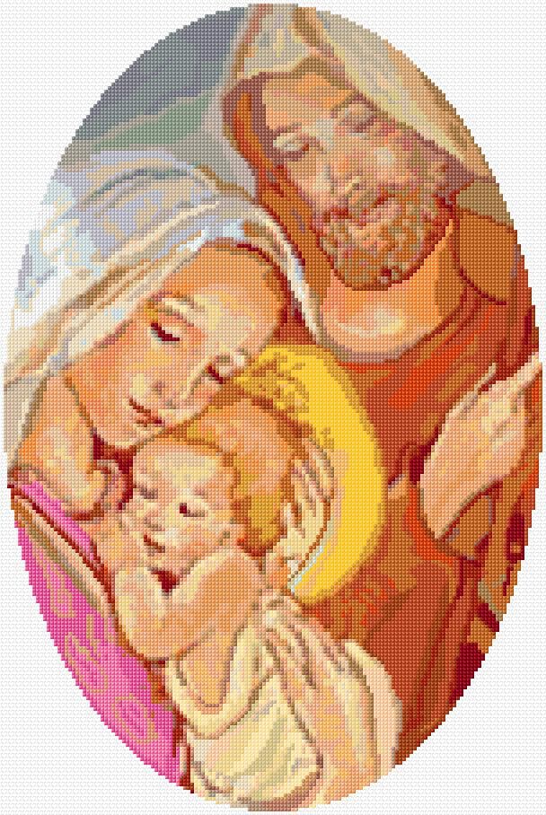 Nativity free cross-stitch pattern