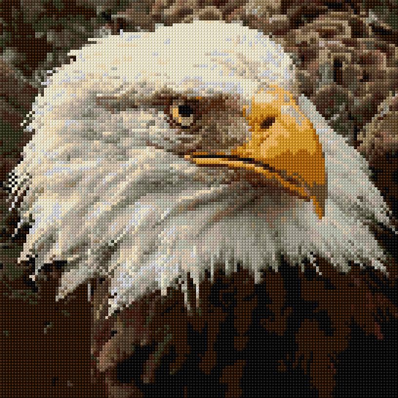 Eagle free cross-stitch pattern