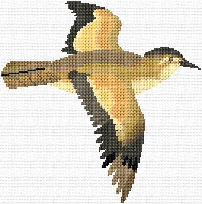 Gull free cross-stitch pattern