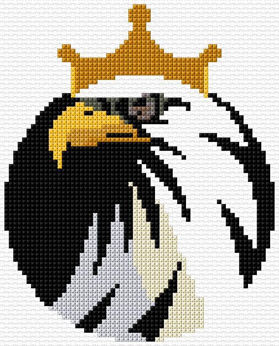 Eagle free cross-stitch pattern