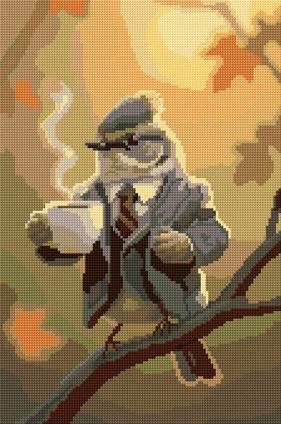 Good Morning free cross-stitch pattern