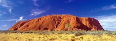 Uluru Rock free cross-stitch pattern